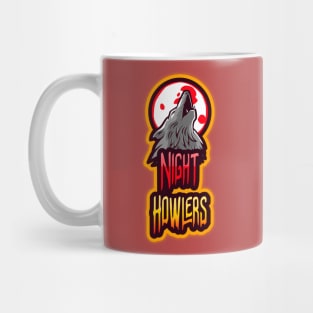 Night Howlers Gaming Design T-shirt Coffee Mug Apparel Notebook Sticker Gift Mobile Cover Mug